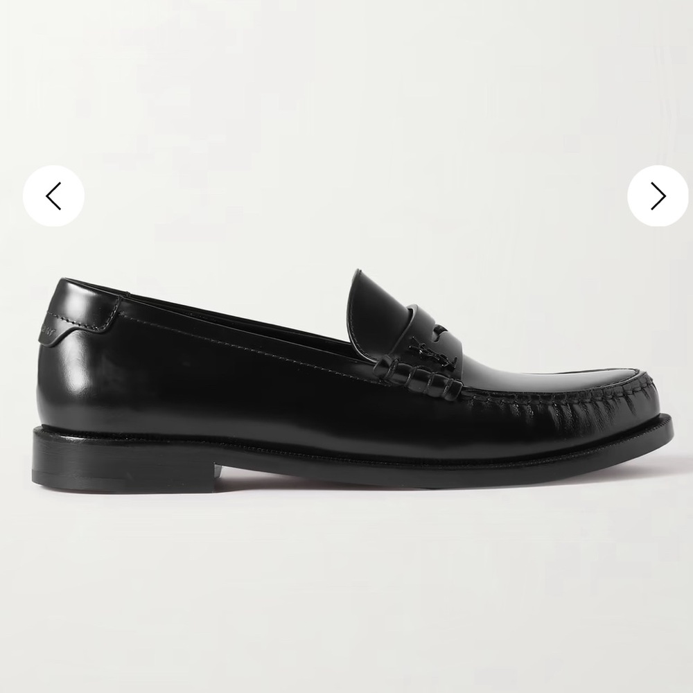 SAINT LAURENT Le Loafer leather loafers